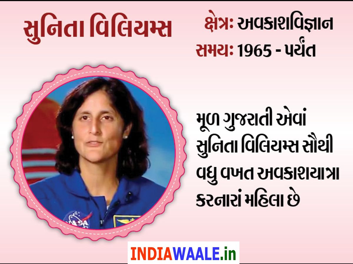 सुनीता विलियम्स: अंतरिक्ष की ऊँचाइयों को छूने वाली भारतीय मूल की अद्भुत महिला - India Waale – Celebrate the Spirit of Incredible India
