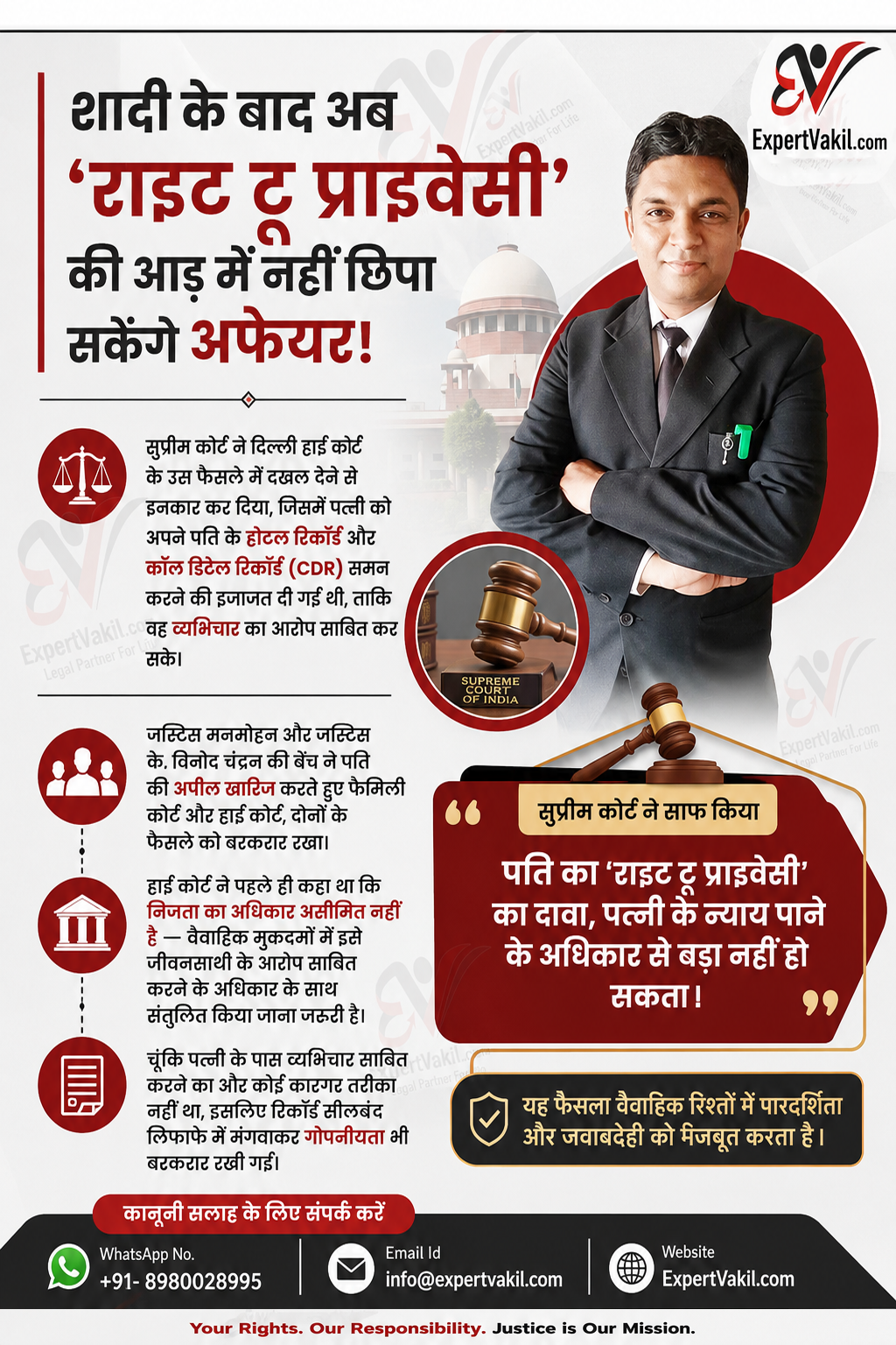शादी के बाद अफेयर छिपाने की ढाल नहीं बनेगा ‘राइट टू प्राइवेसी’ शादी के बाद अफेयर छिपाने की ढाल नहीं बनेगा ‘राइट टू प्राइवेसी’